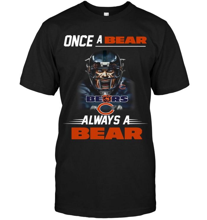 Nfl Chicago Bears Once A Bear Always A Bear Chicago Bears Fan Shirt Tank Top Size Up To 5xl