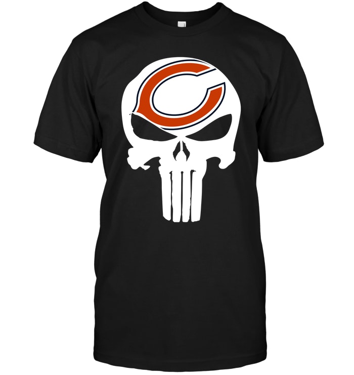 Nfl Chicago Bears Punisher Long Sleeve Size Up To 5xl