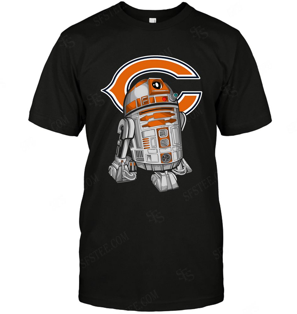 Nfl Chicago Bears R2d2 Star Wars Plus Size Up To 5xl