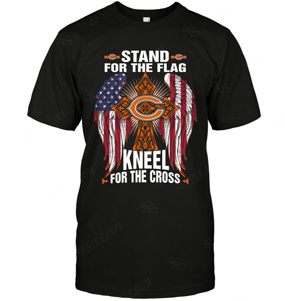 Nfl Chicago Bears Stand For The Flag Knee For The Cross Sweater Plus Size Up To 5xl