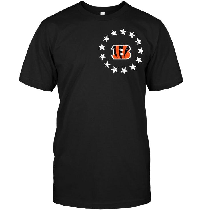 Nfl Cincinnati Bengals American Star Flag Shirt Sweater Size Up To 5xl