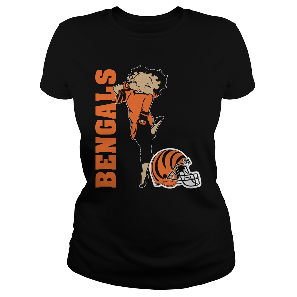 Nfl Cincinnati Bengals Betty Boops Hoodie Plus Size Up To 5xl