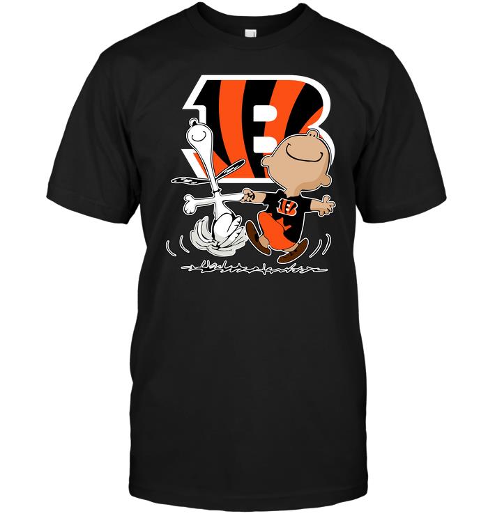 Nfl Cincinnati Bengals Charlie Brown Snoopy Cincinnati Bengals Shirt Plus Size Up To 5xl