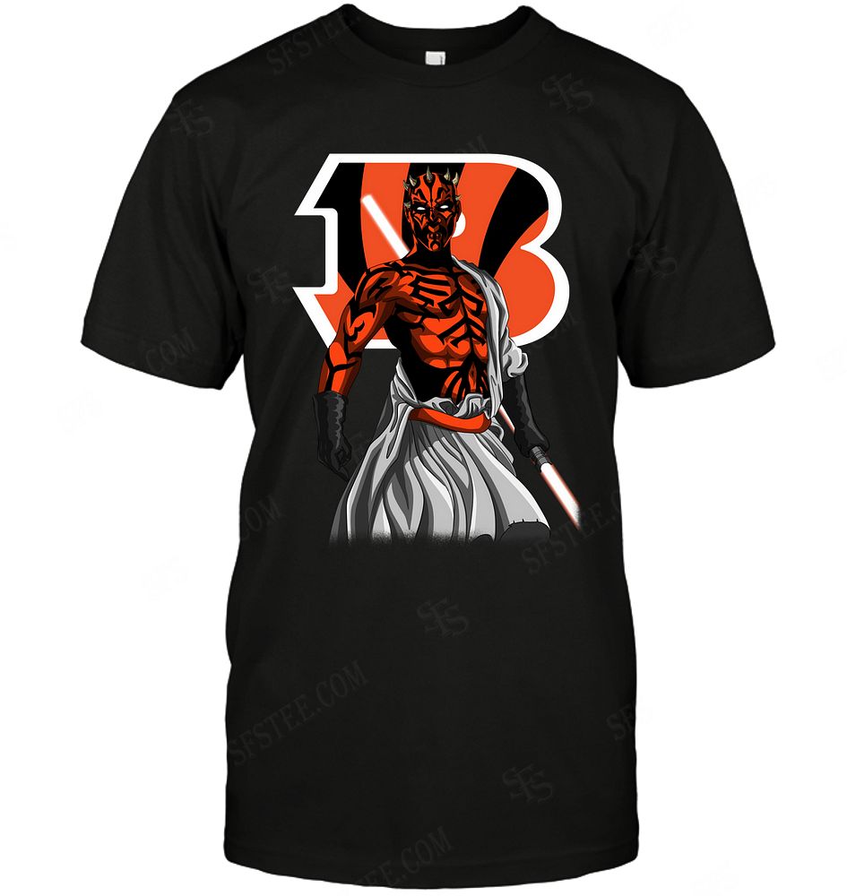 Nfl Cincinnati Bengals Darth Maul Star Wars Shirt Plus Size Up To 5xl