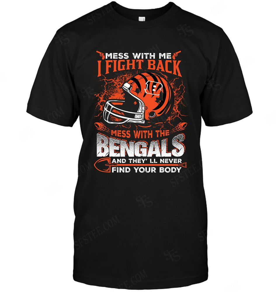 Nfl Cincinnati Bengals Dont Mess With Me Tshirt Plus Size Up To 5xl