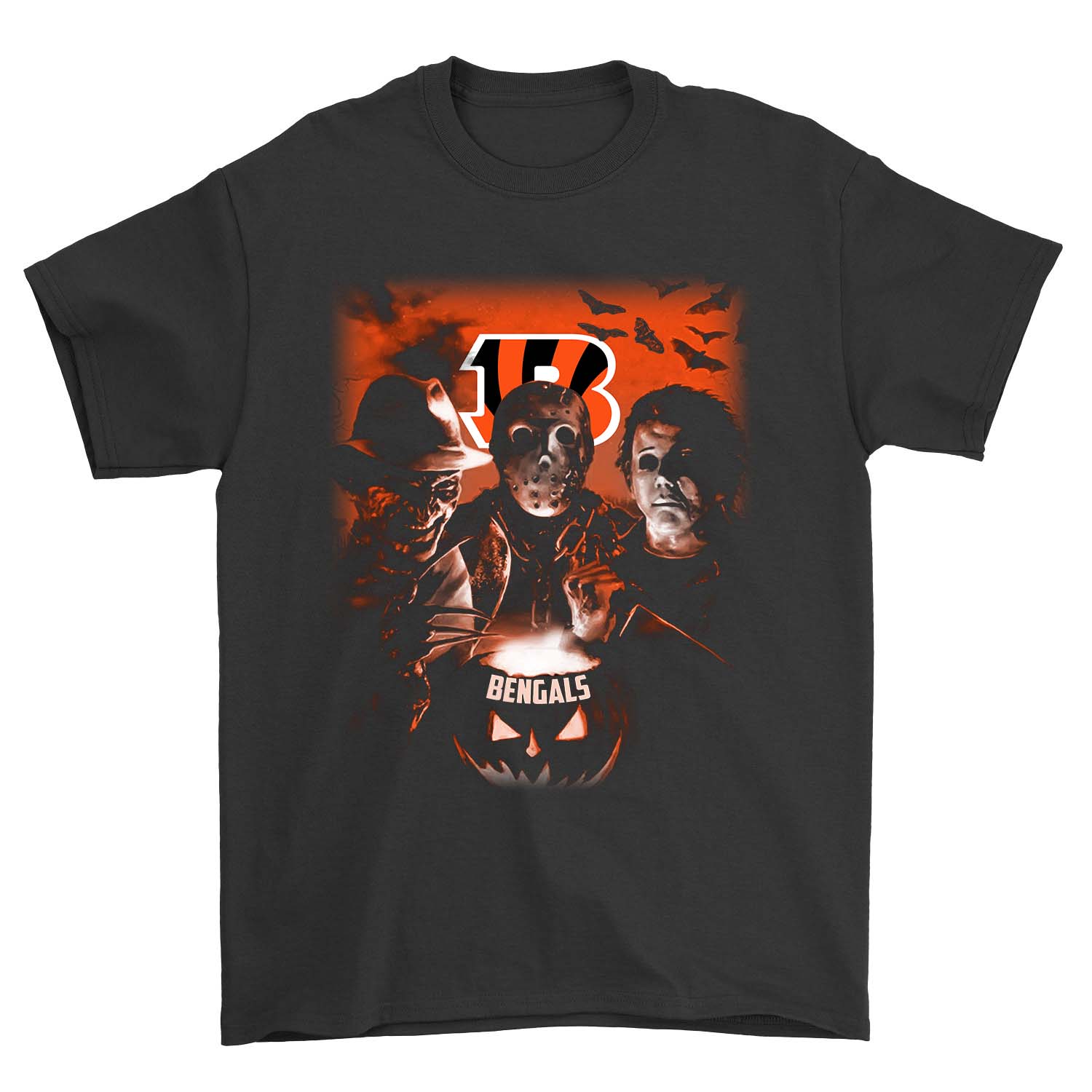 Nfl Cincinnati Bengals Freddy-michael-jason Cincinnati Bengals Tshirt Size Up To 5xl