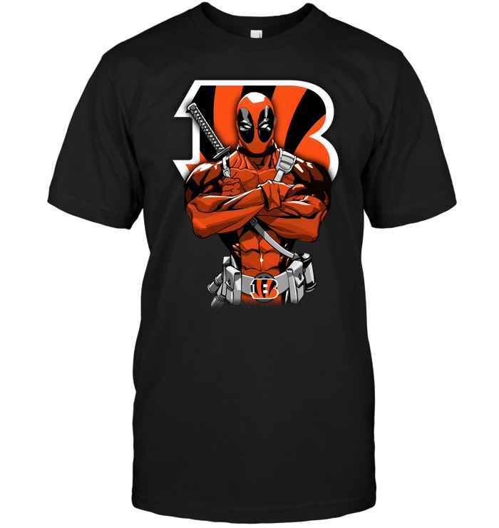 Nfl Cincinnati Bengals Giants Deadpool Cincinnati Bengals Shirt Plus Size Up To 5xl