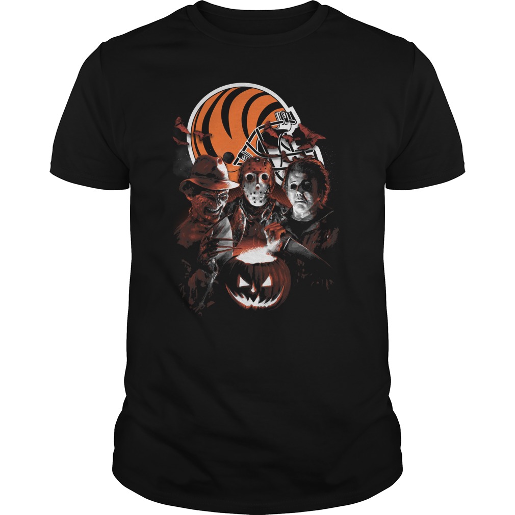 Nfl Cincinnati Bengals Halloween Scream Team Shirt Size Up To 5xl