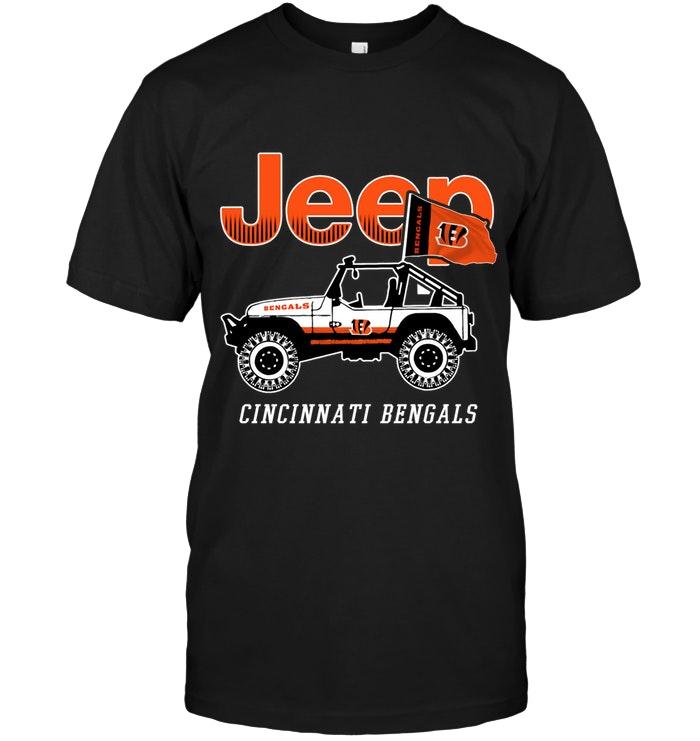 Nfl Cincinnati Bengals Jeep Shirt Shirt Size Up To 5xl