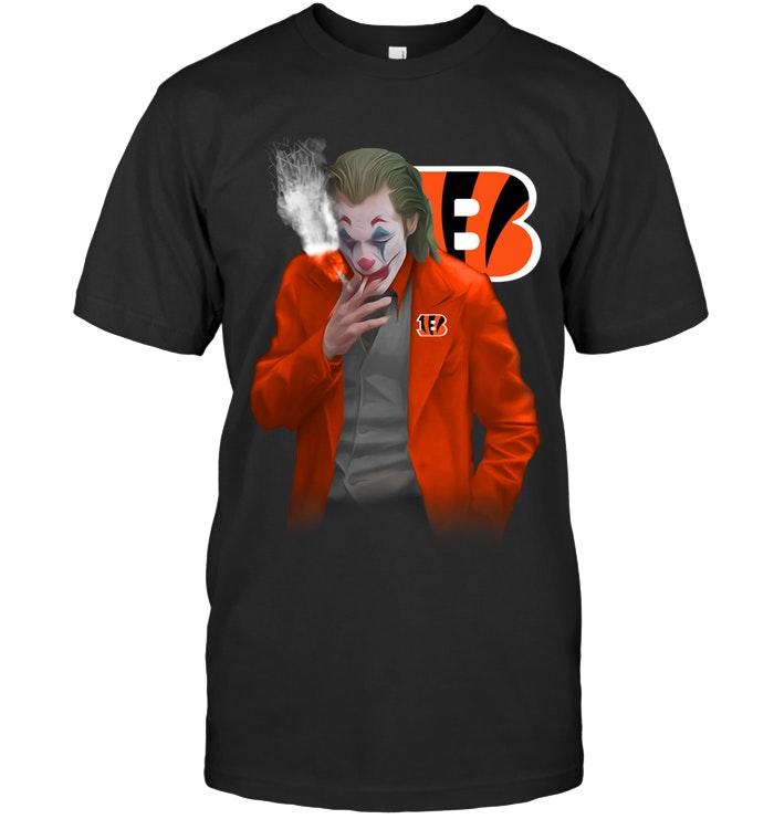 Nfl Cincinnati Bengals Joker Joaquin Phoenix Smoking T Shirt Shirt Size Up To 5xl