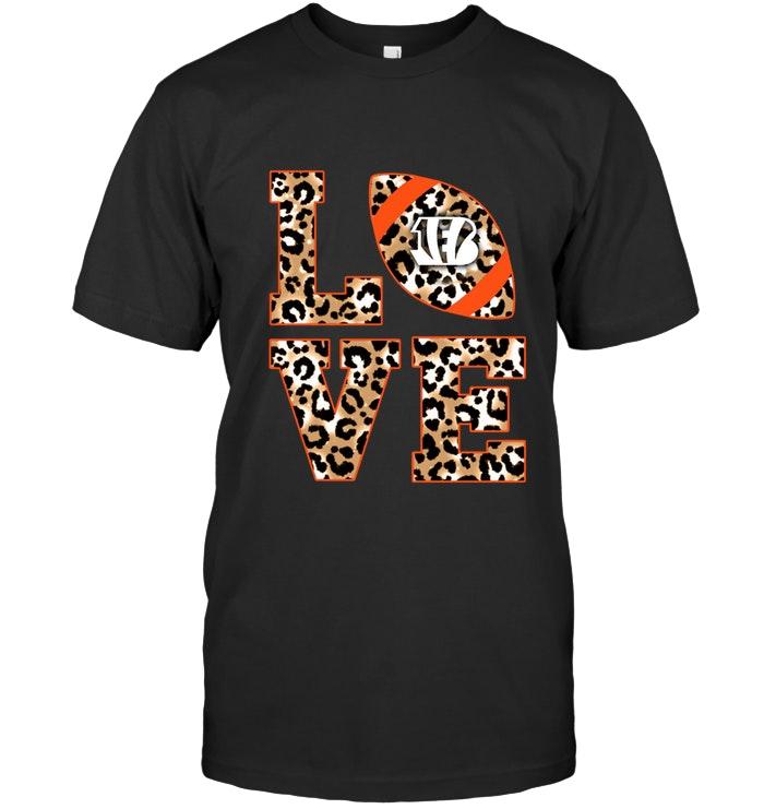 Nfl Cincinnati Bengals Love Cincinnati Bengals Panther Pattern Shirt Tank Top Size Up To 5xl