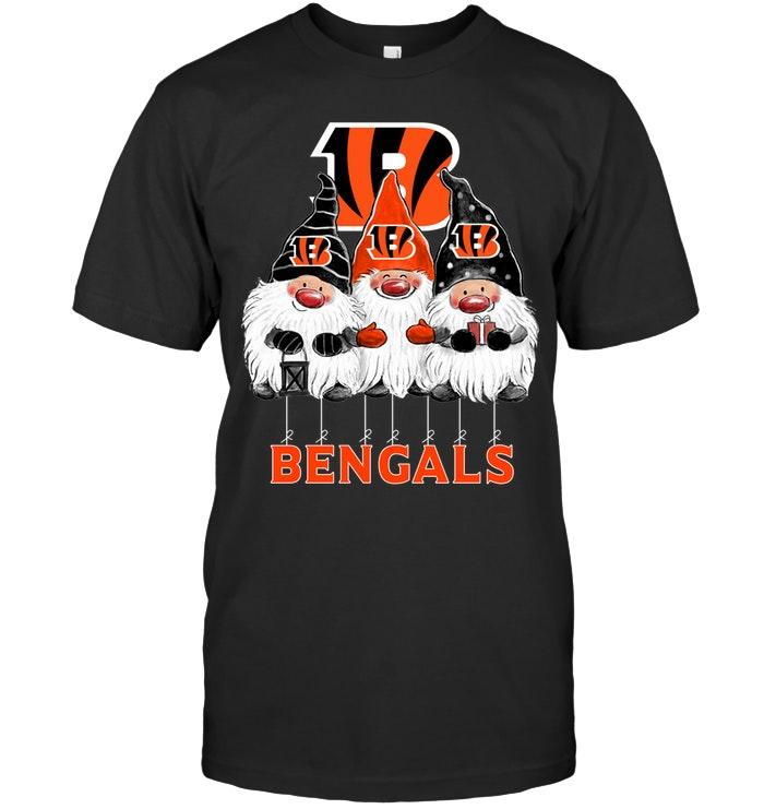 Nfl Cincinnati Bengals Norway Christmas Gnomies Elves Fan T Shirt Size Up To 5xl