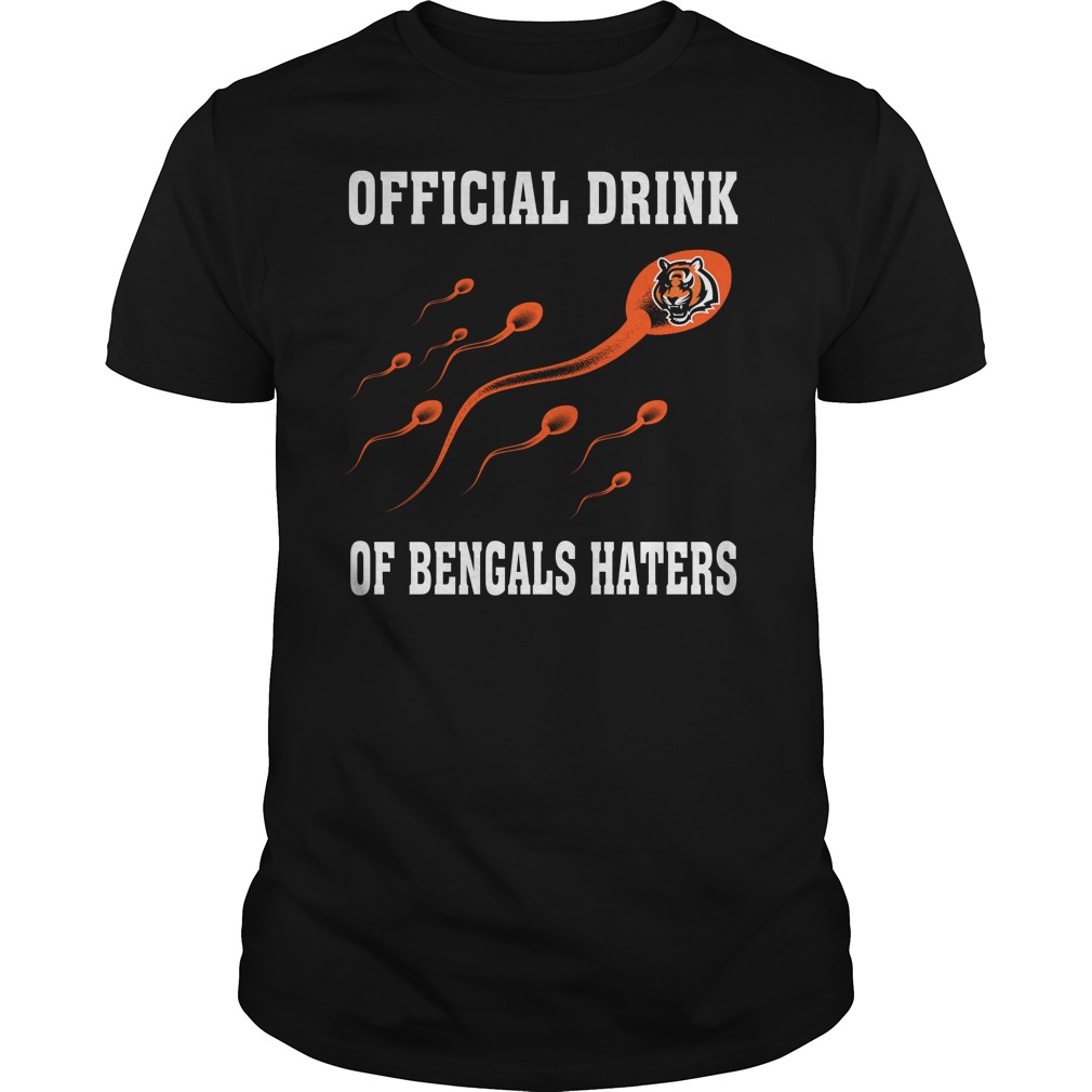 Nfl Cincinnati Bengals Official Drink Of Cincinnati Bengals Haters Plus Size Up To 5xl