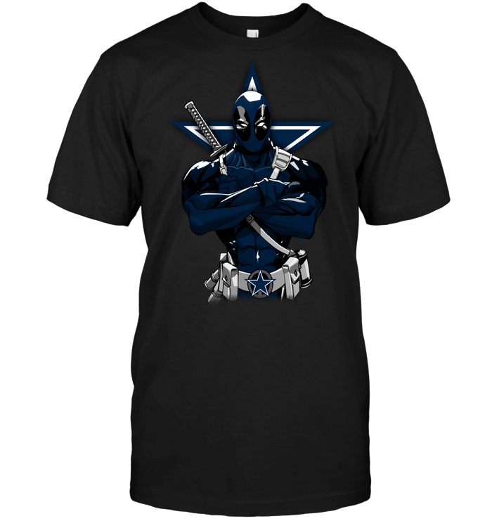 Nfl Dallas Cowboys Giants Deadpool Dallas Cowboys Long Sleeve Size Up To 5xl