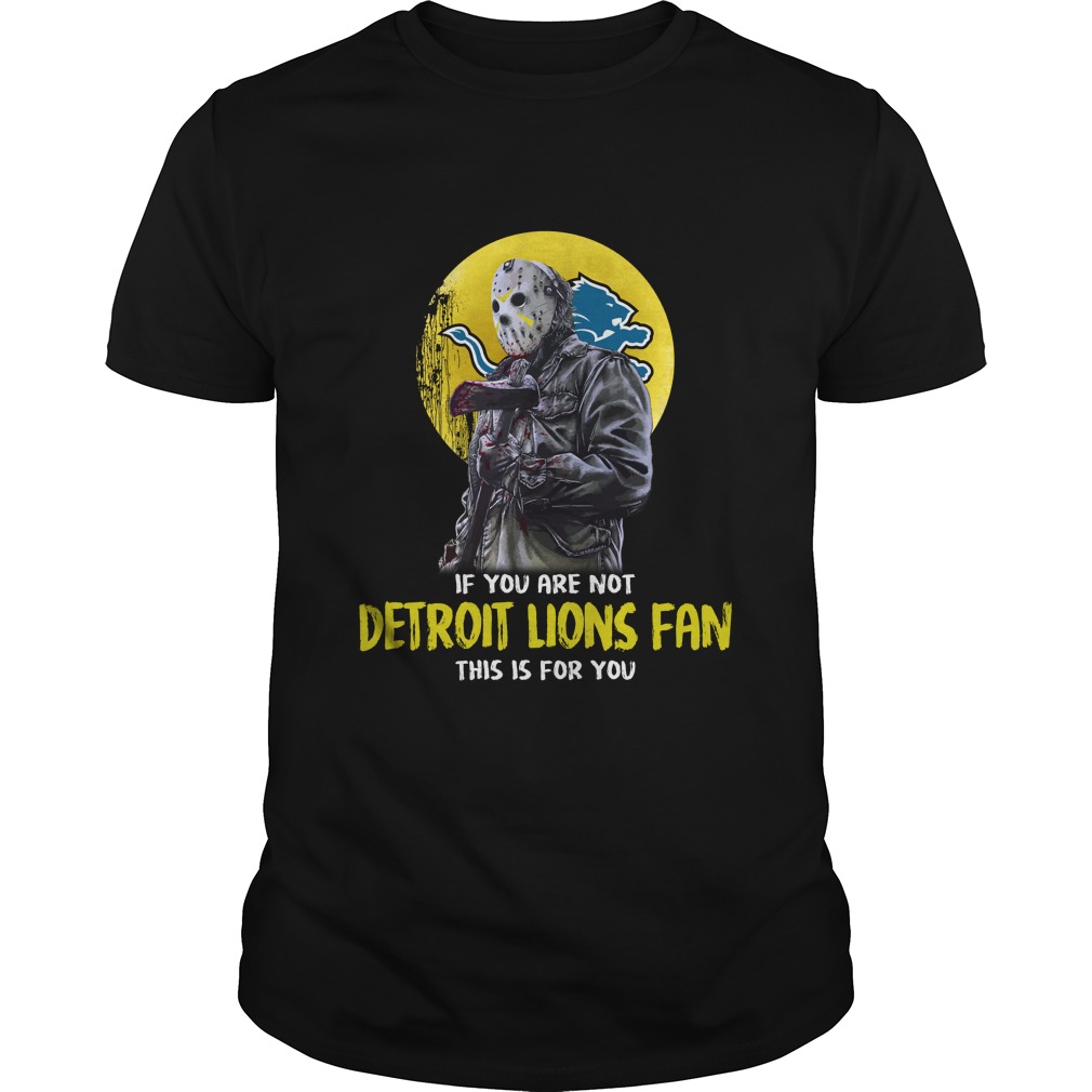 Nfl Detroit Lions Jason Voorhees If You Are Not Detroit Lions Fan This Is For You Tank Top Plus Size Up To 5xl