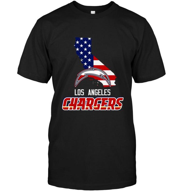 Nfl Los Angeles Chargers California 4th July Independence Day American Flag Shirt Tshirt Size Up To 5xl