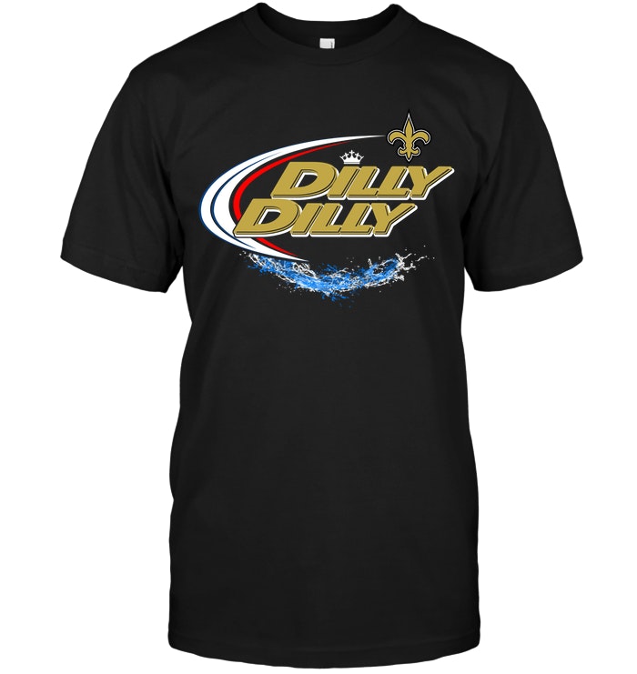 Nfl New Orleans Saints Dilly Dilly Bud Light Long Sleeve Plus Size Up To 5xl