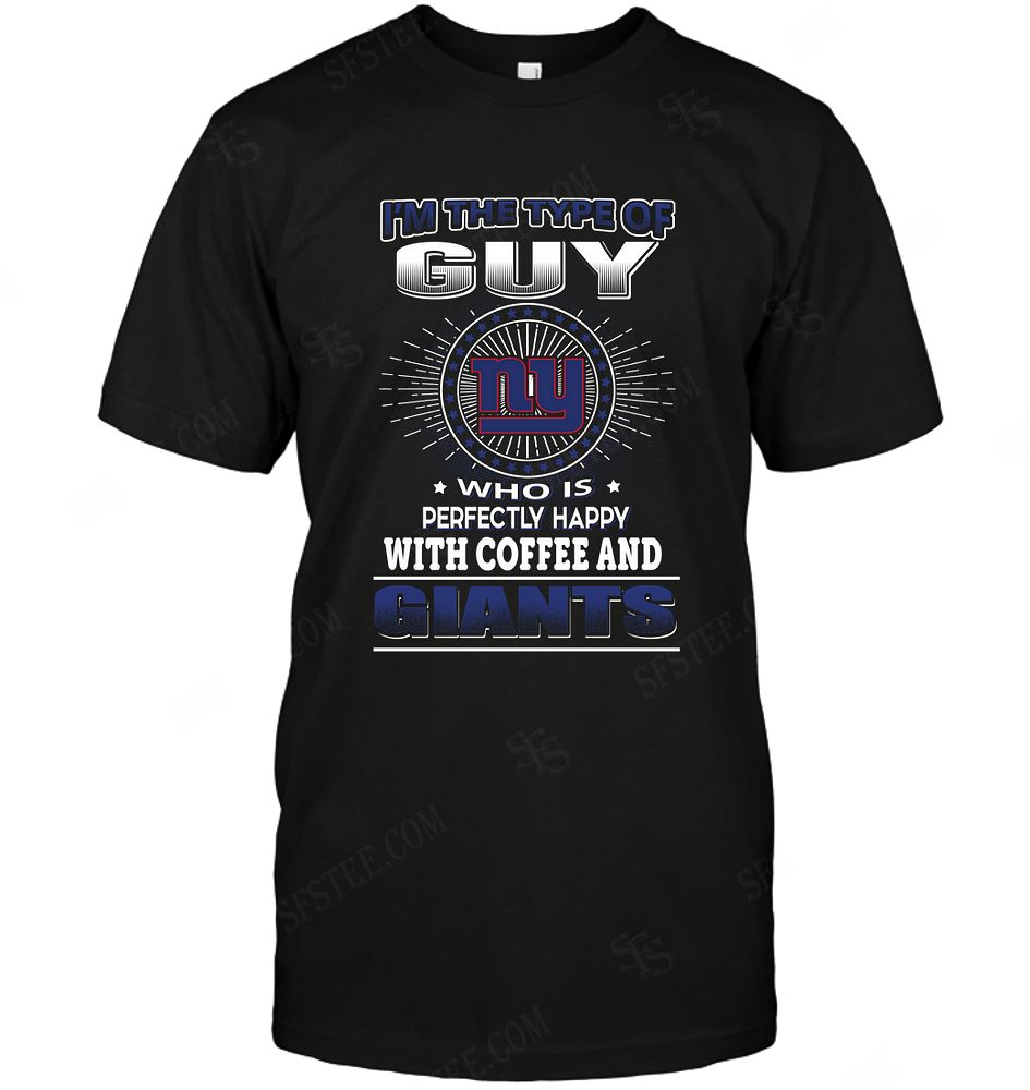 Nfl New York Giants Guy Loves Coffee Hoodie Plus Size Up To 5xl