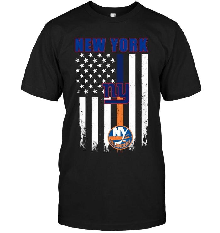 Nfl New York Giants New York New York Giants New York Islanders American Flag Shirt Long Sleeve Size Up To 5xl