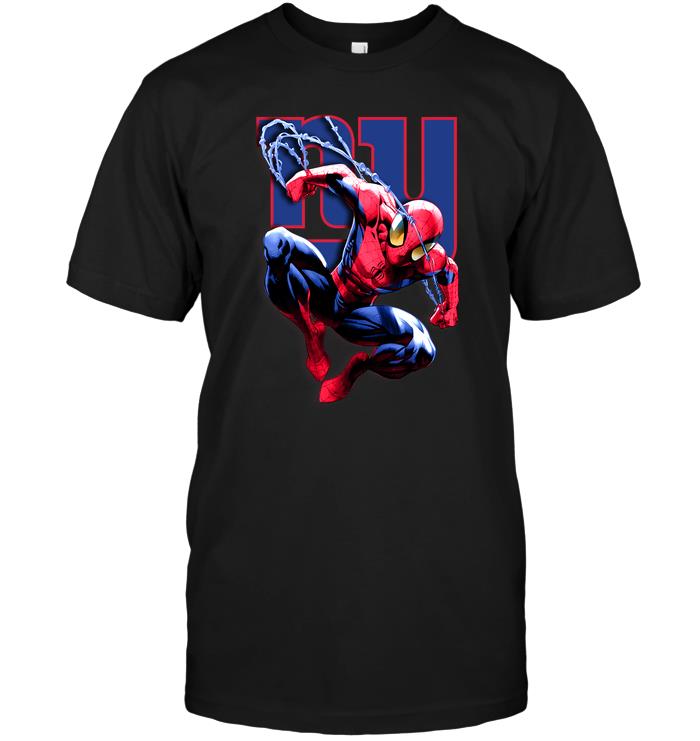 Nfl New York Giants Spiderman New York Giants Tshirt Plus Size Up To 5xl