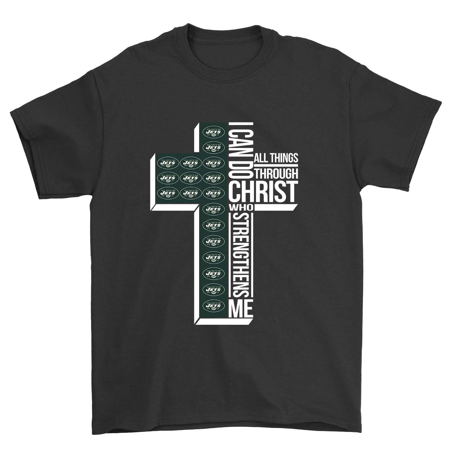 Nfl New York Jets I Can Do All Things Through Christ Who Strengthens Me New York Jets Sweater Size Up To 5xl