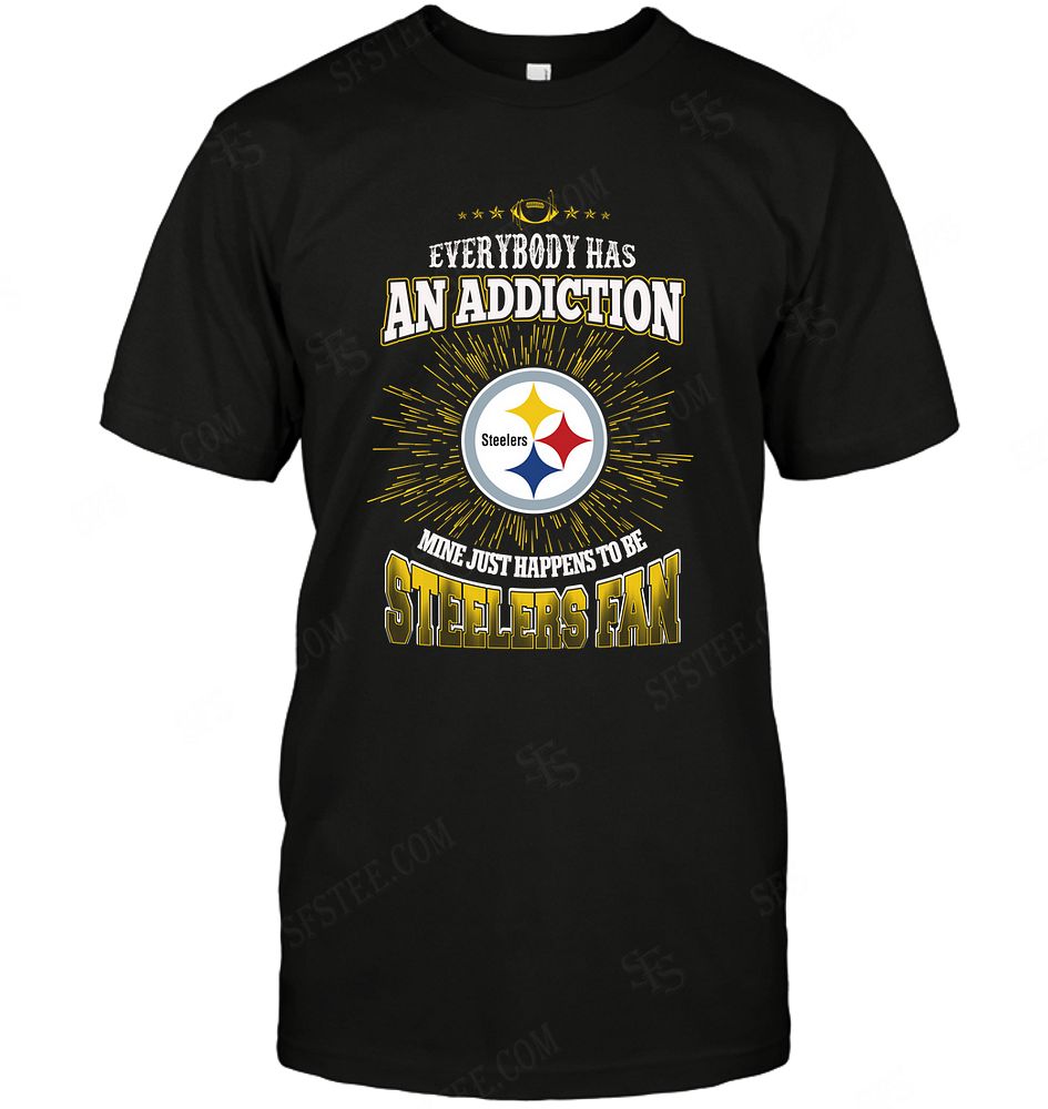 Nfl Pittsburgh Steelers Everybody Has An Addiction Sweater Plus Size Up To 5xl