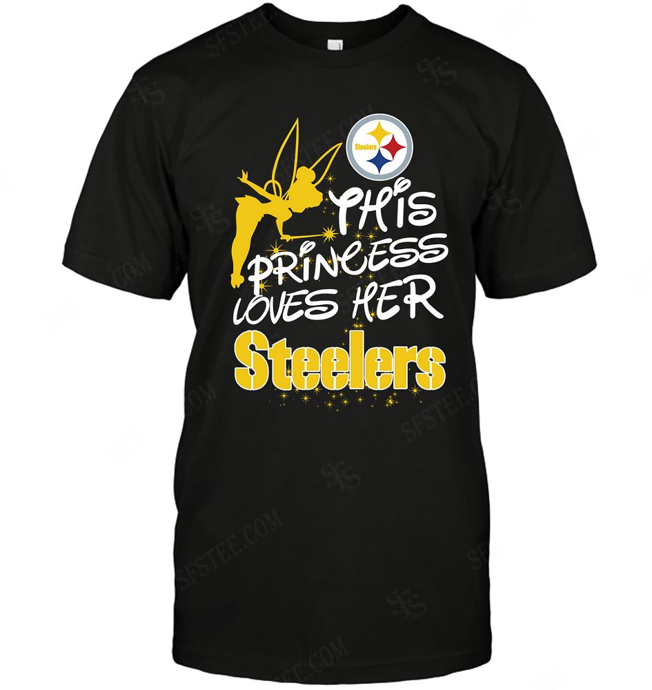 Nfl Pittsburgh Steelers Fairy Disney This Princess Loves Her Team Sweater Plus Size Up To 5xl