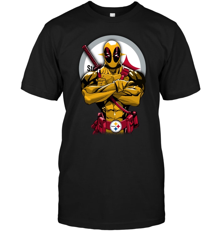 Nfl Pittsburgh Steelers Giants Deadpool Pittsburgh Steelers Tshirt Size Up To 5xl