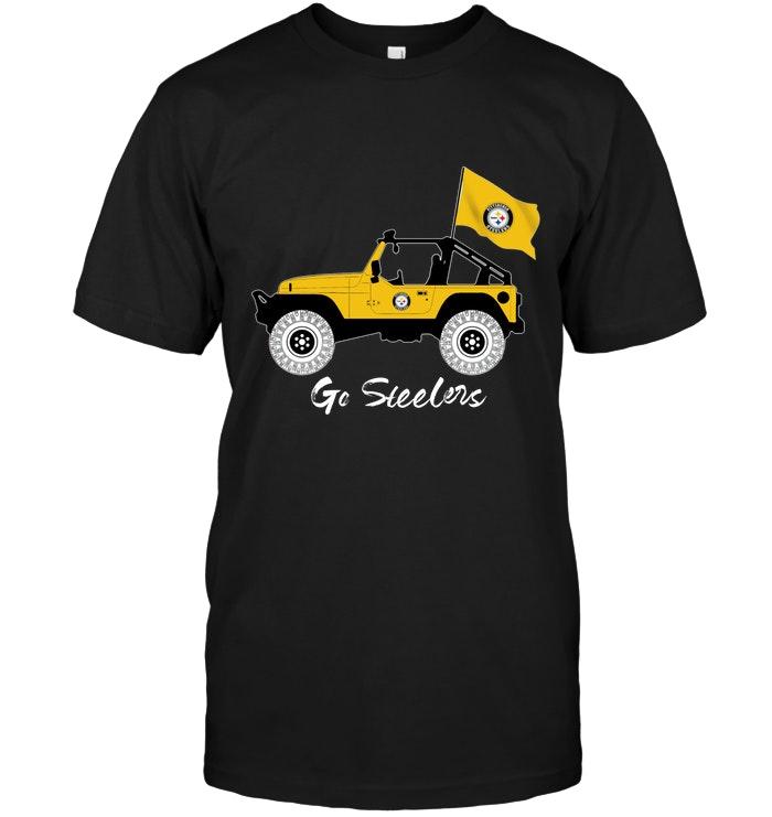 Nfl Pittsburgh Steelers Go Pittsburgh Steelers Jeep Shirt Sweater Size Up To 5xl