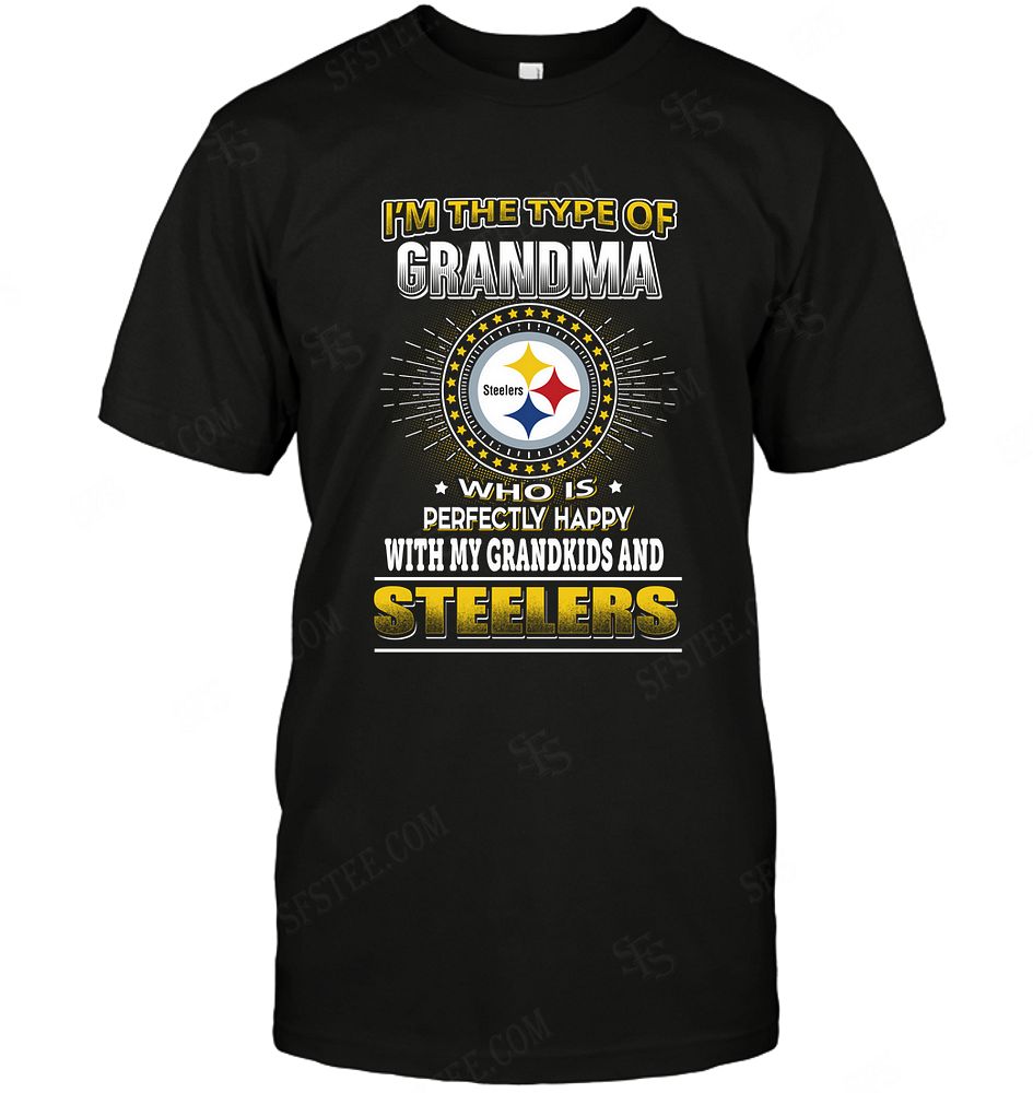 Nfl Pittsburgh Steelers Grandma Loves Grandkids Sweater Size Up To 5xl