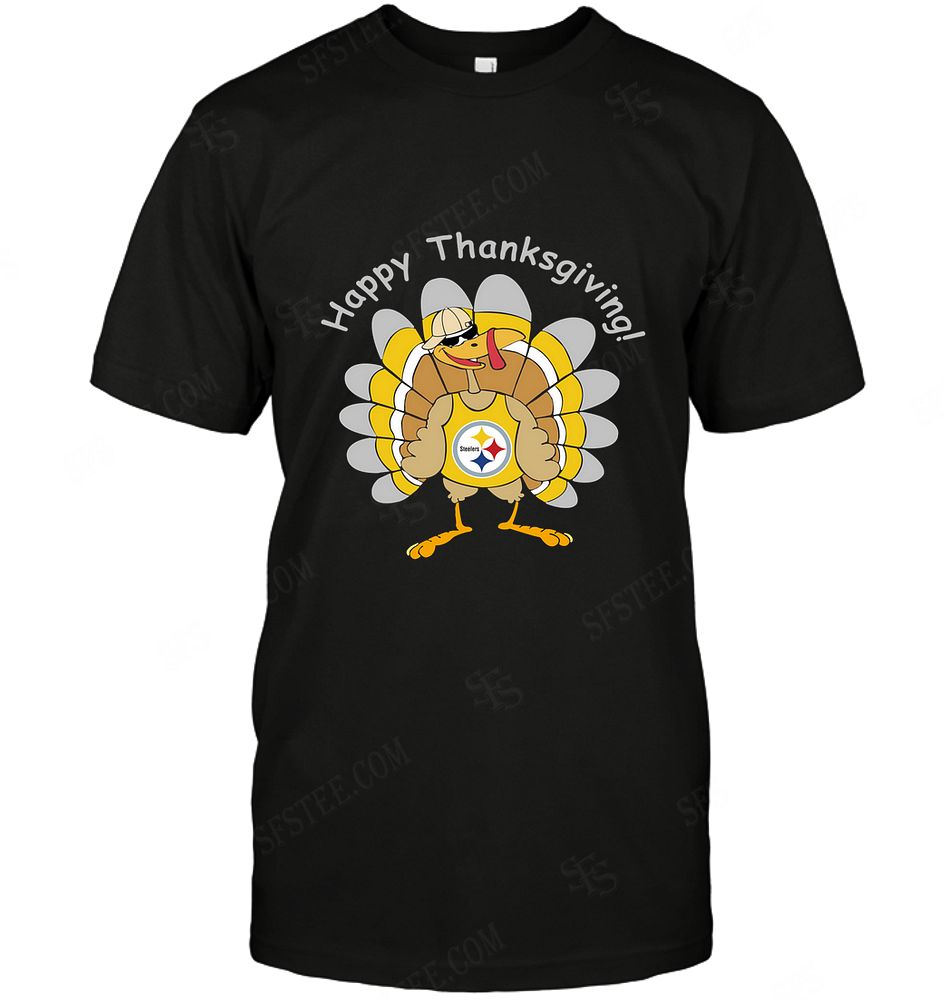 Nfl Pittsburgh Steelers Happy Thanksgiving Shirt Size Up To 5xl