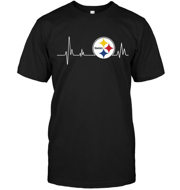 Nfl Pittsburgh Steelers Heartbeat Hoodie Size Up To 5xl