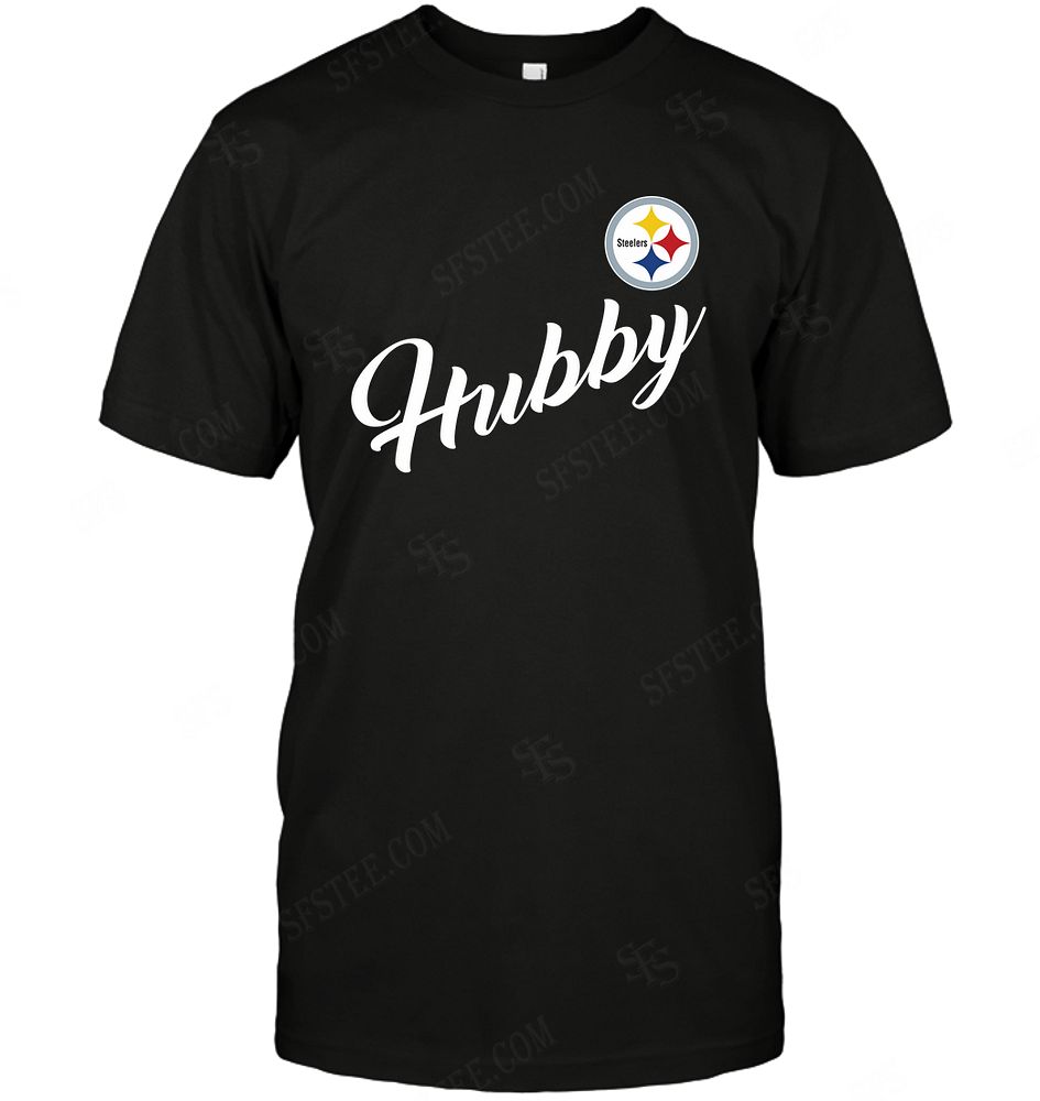 Nfl Pittsburgh Steelers Hubby Husband Honey Long Sleeve Plus Size Up To 5xl