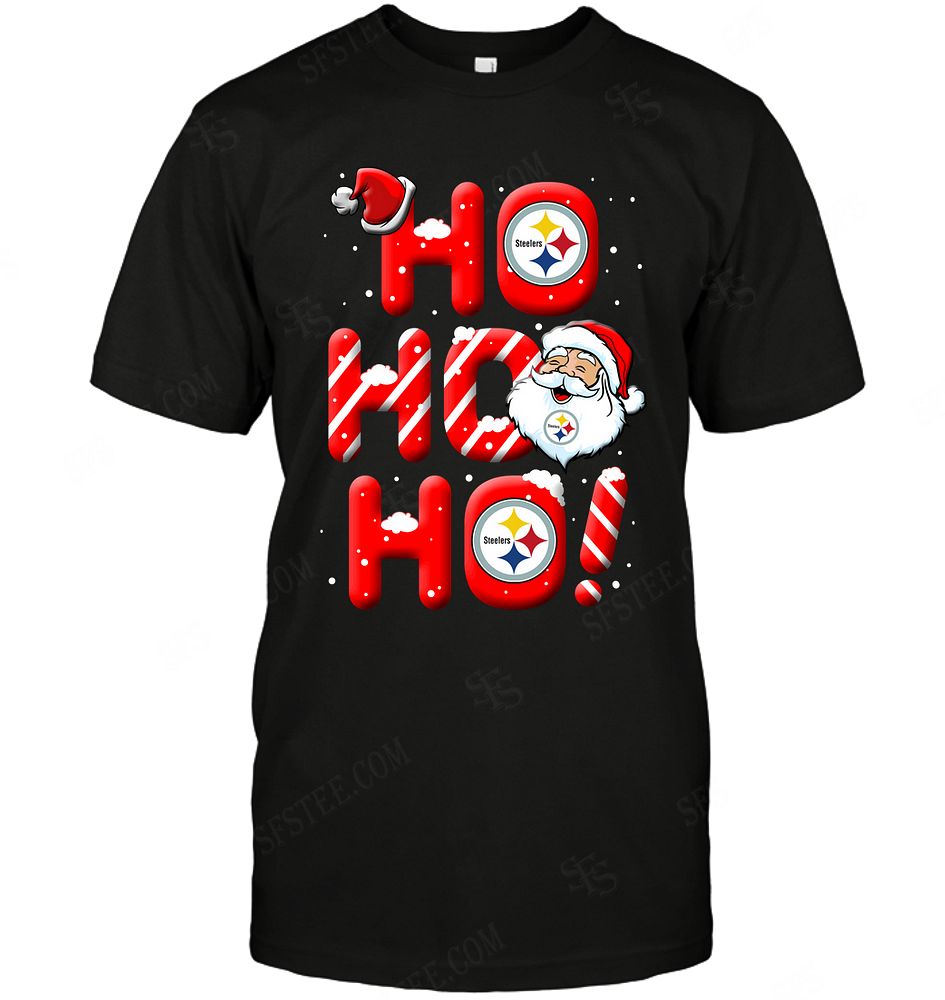 Nfl Pittsburgh Steelers Noel Christmas Ho Ho Ho Size Up To 5xl