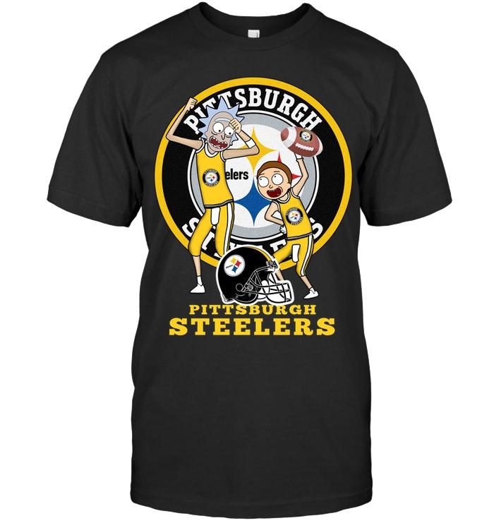 Nfl Pittsburgh Steelers Rick And Morty Fan Shirt Sweater Size Up To 5xl