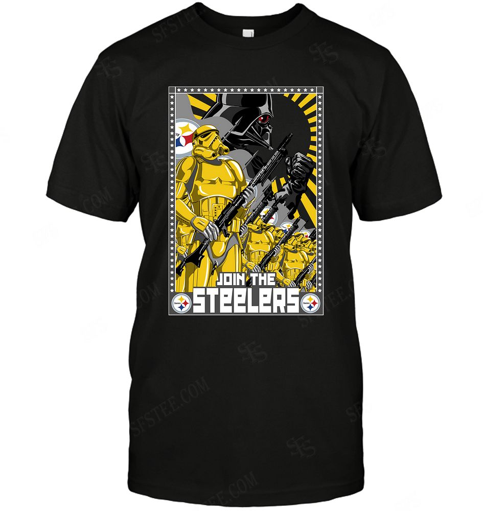 Nfl Pittsburgh Steelers Trooper Army Star Wars Tshirt Plus Size Up To 5xl