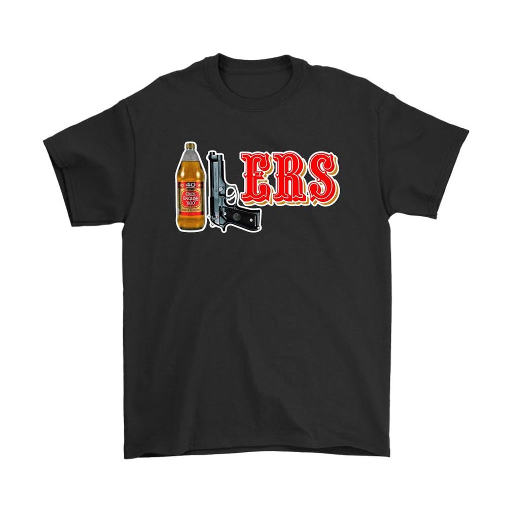 40oz Malt Liquor 9mm Handgun The San Francisco 49ers Nfl Shi Plus Size Up To 5xl