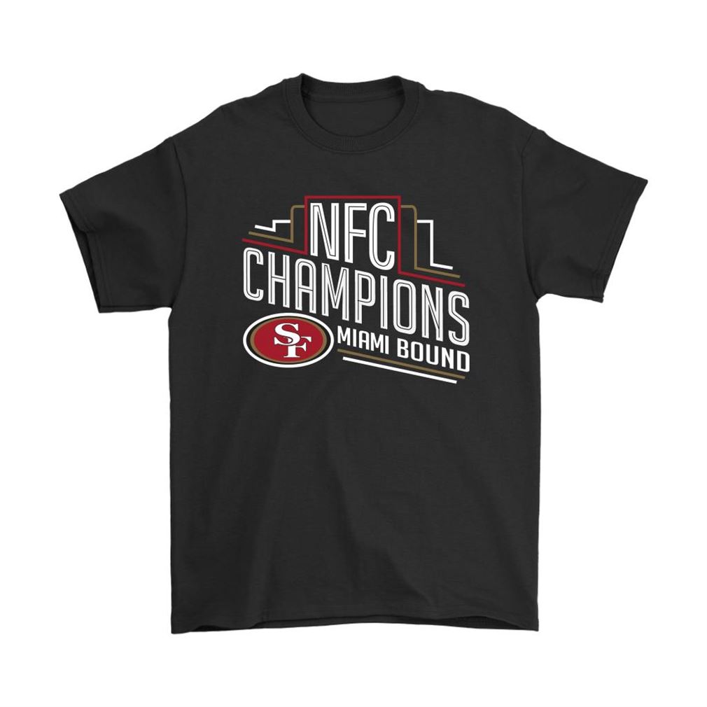 Nfc Champions Miami Bound San Francisco 49ers Nfl Shirts Cla Plus Size Up To 5xl