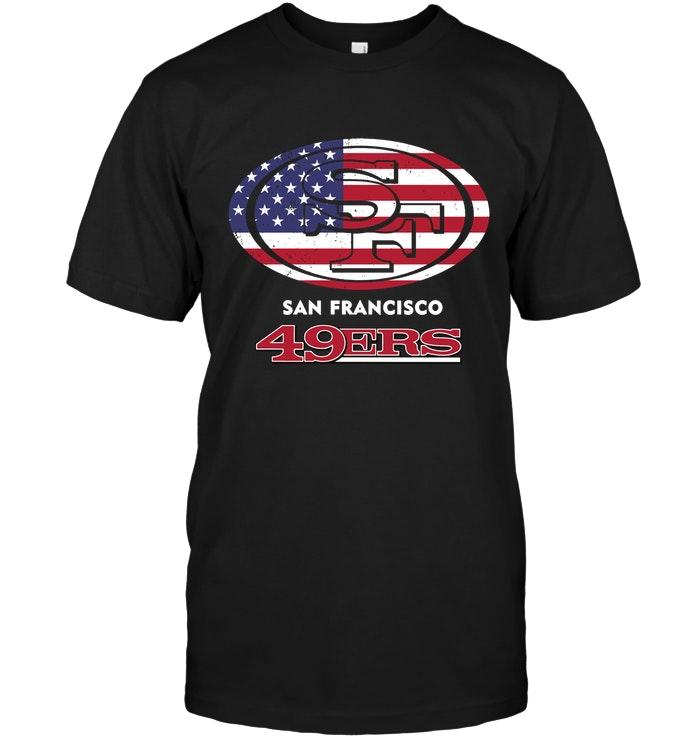 Nfl San Francisco 49ers 4th July Independence Day American Flag Shirt Shirt Plus Size Up To 5xl