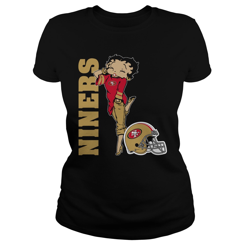 Nfl San Francisco 49ers Betty Boops Plus Size Up To 5xl