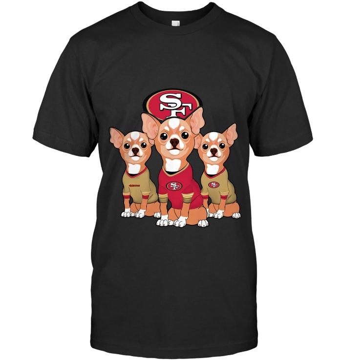 Nfl San Francisco 49ers Chihuahuas Fan Shirt White Tank Top Size Up To 5xl