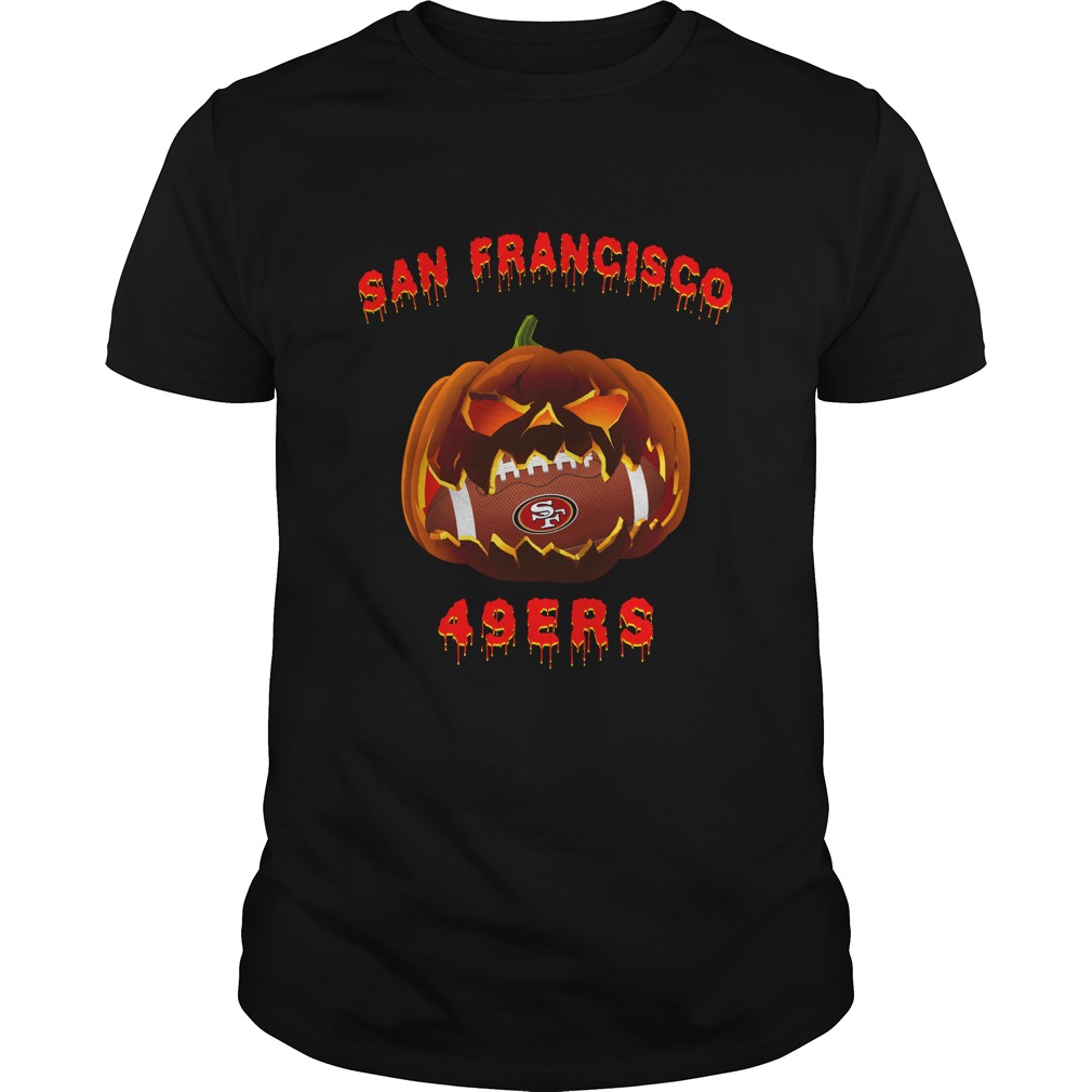 Nfl San Francisco 49ers Halloween Pumpkin San Francisco 49ers Nfl Hoodie Size Up To 5xl