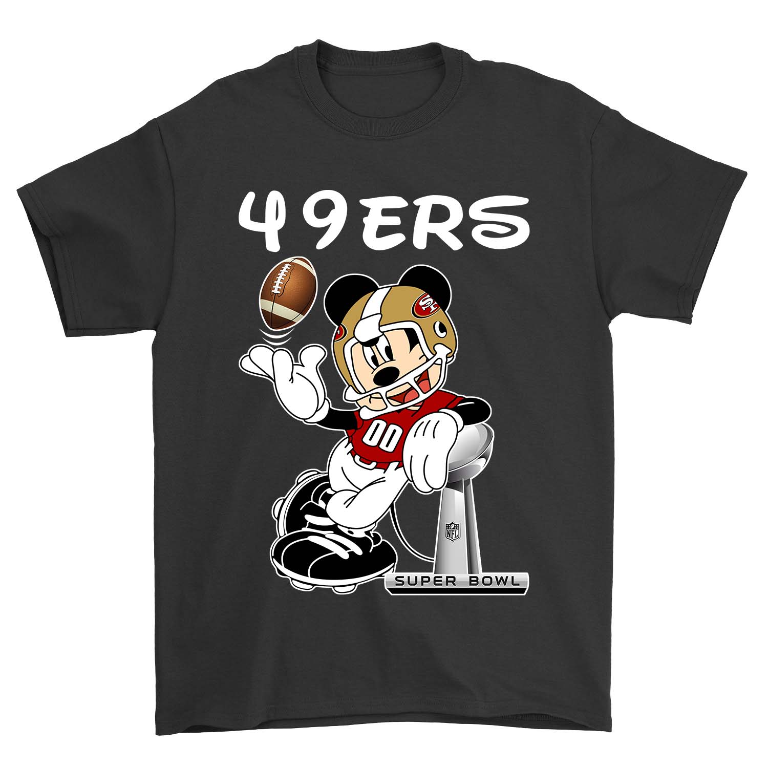 Nfl San Francisco 49ers Mickey Mouse San Francisco 49ers Sweater Size Up To 5xl