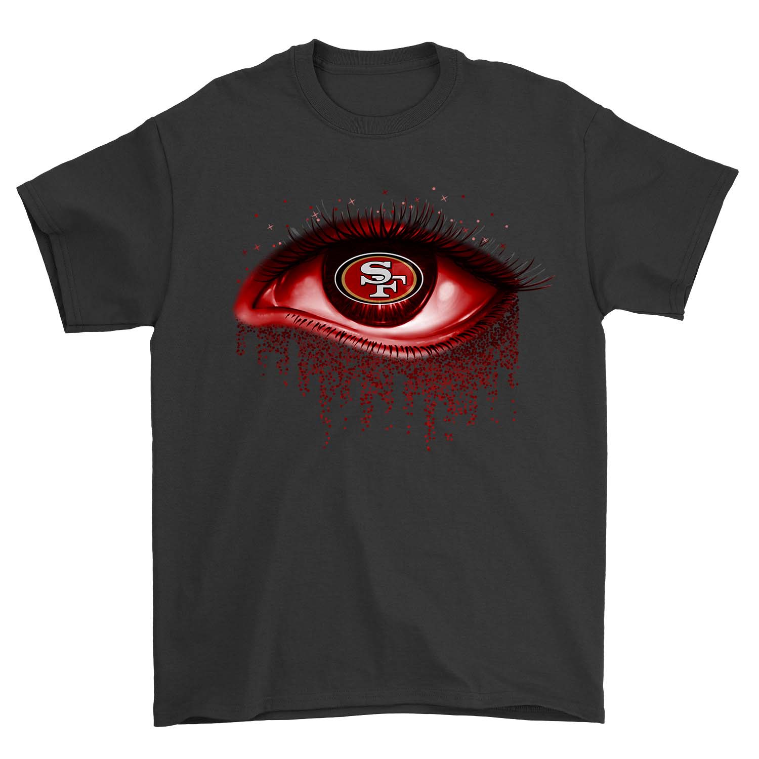 Nfl San Francisco 49ers Red Eye San Francisco 49ers Tshirt Size Up To 5xl