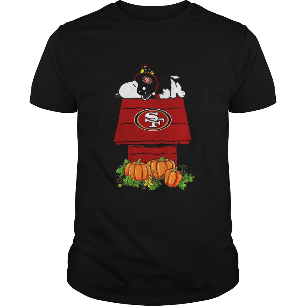 Nfl San Francisco 49ers Snoopy Pumpkin House Nfl Sweater Size Up To 5xl