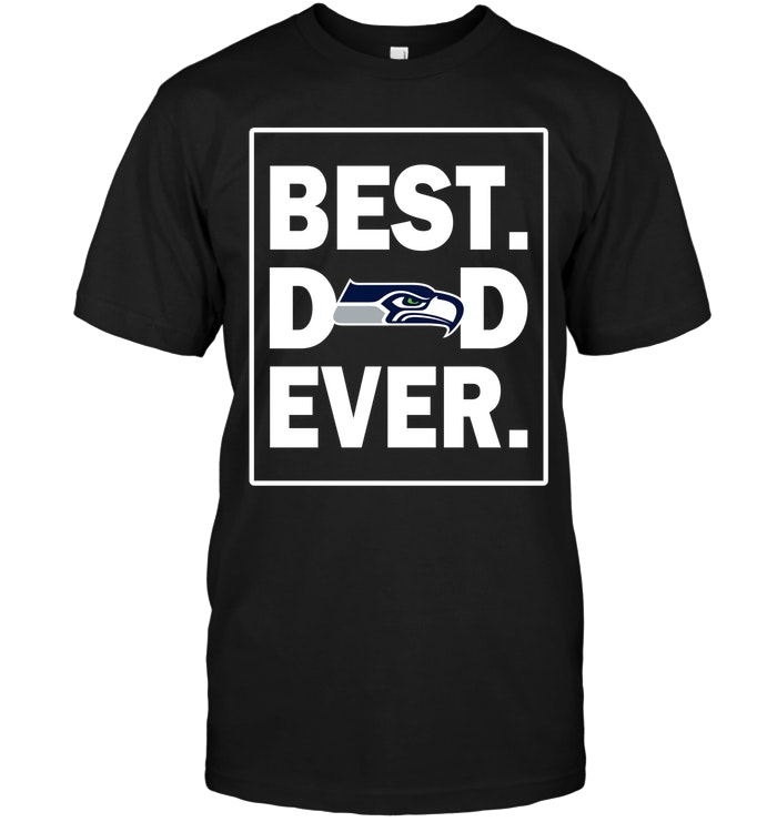 Nfl Seattle Seahawks Best Dad Ever – Fathers Day Long Sleeve Plus Size Up To 5xl