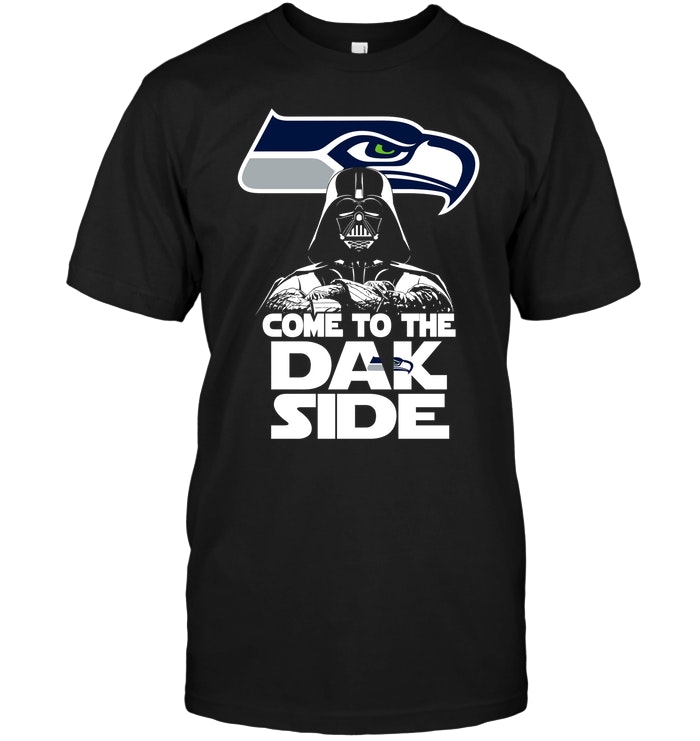 Nfl Seattle Seahawks Come To The Dak Side Dark Vader Long Sleeve Size Up To 5xl