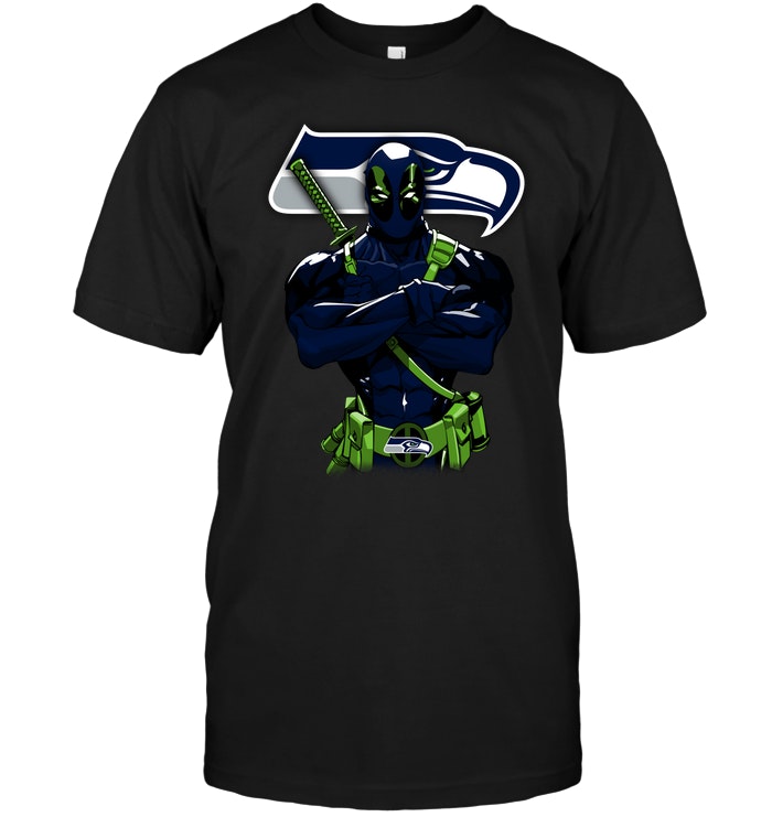 Nfl Seattle Seahawks Giants Deadpool Seattle Seahawks Size Up To 5xl