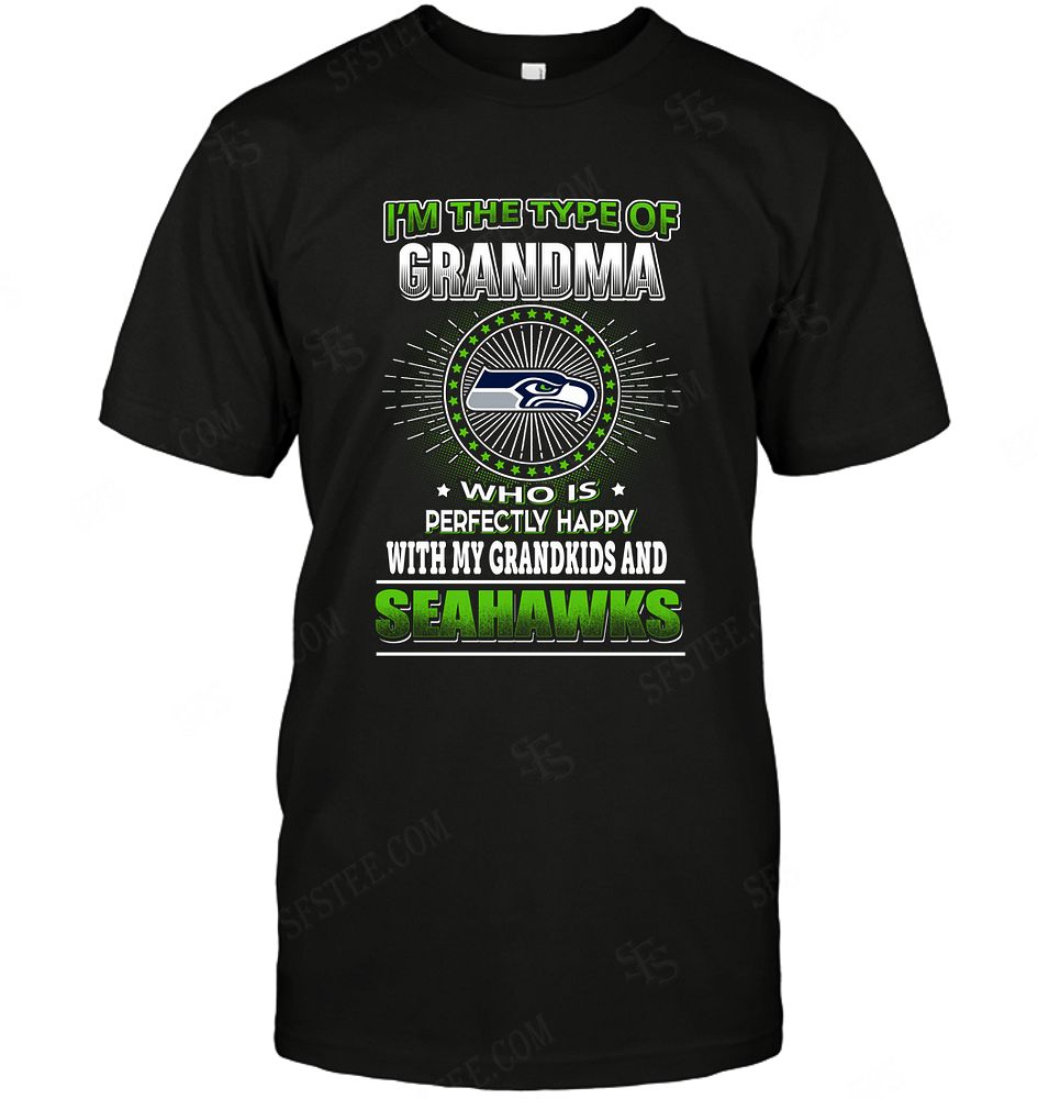 Nfl Seattle Seahawks Grandma Loves Grandkids Hoodie Size Up To 5xl