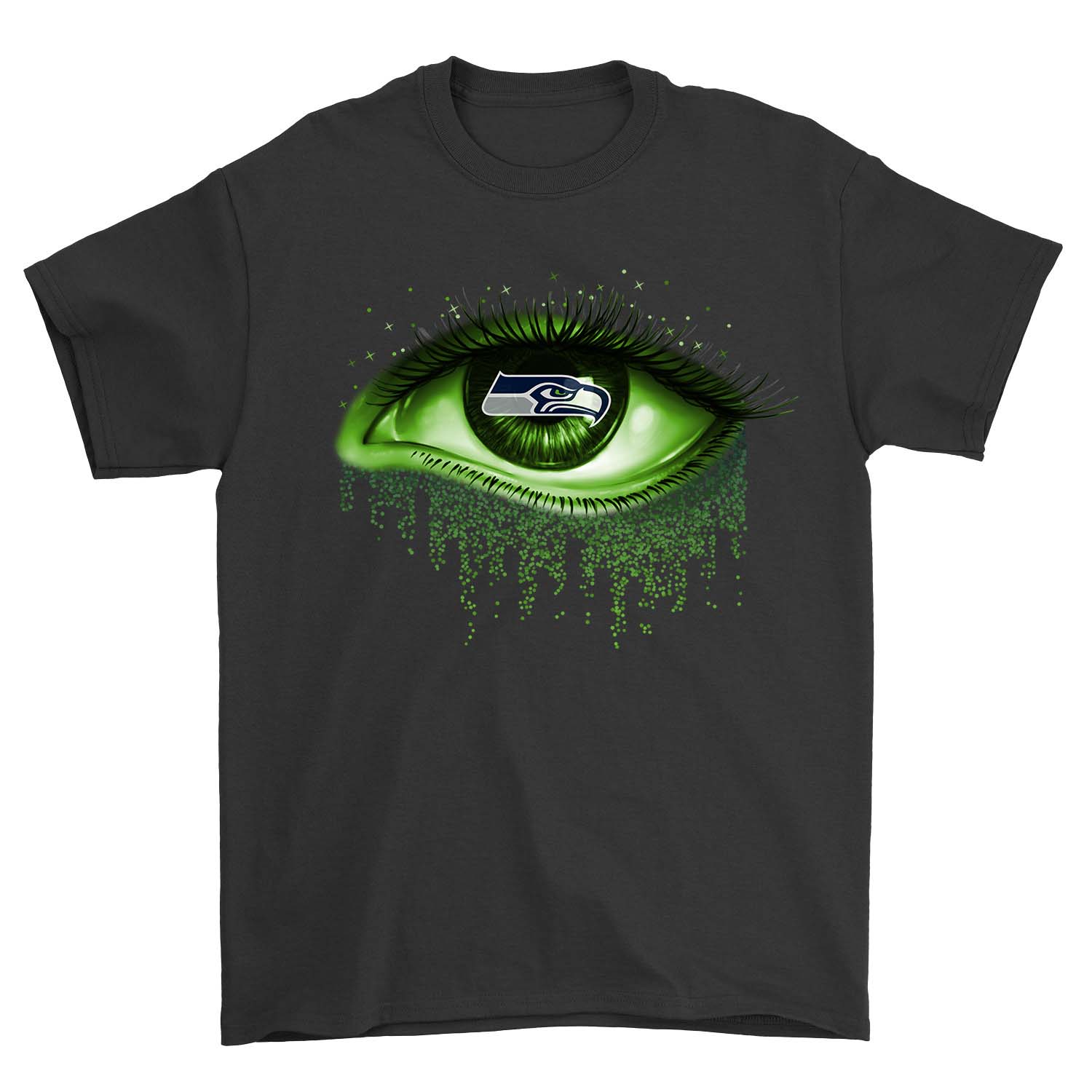 Nfl Seattle Seahawks Green Eye Seattle Seahawks Tshirt Size Up To 5xl